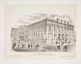 Title: General stores. York and Barrack Streets, west Sydney | Date: c.1880s | Technique: lithograph, printed in black ink, from one stone [or plate]