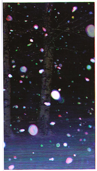 Title: b'Falling snow III [panel e]' | Date: 2007 | Technique: b'digital print, printed in colour, from digital file'