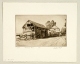 Artist: b'PLATT, Austin' | Title: b'Richmond Farm' | Date: 1935 | Technique: b'etching, printed in black ink, from one plate'