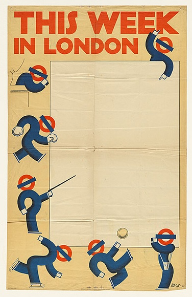 Artist: b'Beck, Richard.' | Title: b'This week in London.' | Date: 1932 | Technique: b'lithograph, printed in colour, from multiple plates'