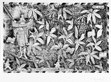Artist: b'COLEING, Tony' | Title: b'Tahiti - Perle du Pacifique.' | Date: 1984 | Technique: b'etching and aquatint, printed in black ink, from one zinc plate'