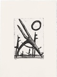 Artist: b'Kelly, John.' | Title: b'The fall' | Date: 2002 | Technique: b'etching and aquatint, printed in black ink, from one plate' | Copyright: b'\xc2\xa9 John Kelly. Licensed by VISCOPY, Australia.'