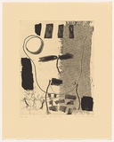 Artist: Bruch, Sandy. | Title: Moon in her ear | Date: 1994 | Technique: etching and aquatint, printed in black, from one plate
