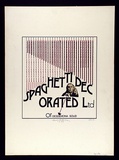 Title: Spaghetti decorated. | Date: 1974