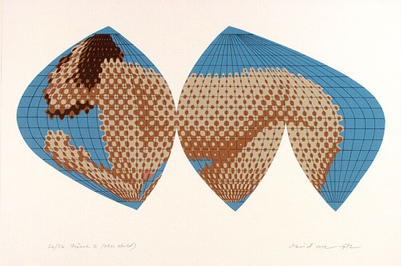 Artist: b'ROSE, David' | Title: b'Figure II (miss world)' | Date: 1972 | Technique: b'screenprint, printed in colour, from multiple stencils'