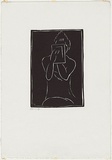 Artist: Brodzky, Horace. | Title: Making up. | Date: 1919 | Technique: linocut, printed in black ink, from one block
