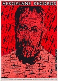 Artist: ARNOLD, Raymond | Title: Aeroplane records, Aeroplane Head, Hobart. | Date: 1987 | Technique: screenprint, printed in colour, from four stencils