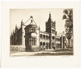Artist: PLATT, Austin | Title: Christian Brothers College, Perth | Date: 1937 | Technique: etching, printed in black ink, from one plate