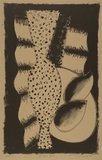Artist: b'Lincoln, Kevin.' | Title: b'Spotted vase' | Date: 1988 | Technique: b'lithograph, printed in black ink, from one stone'
