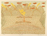 Artist: b'Bowen, Dean.' | Title: b'Slag heap' | Date: 1989 | Technique: b'lithograph, printed in colour, from multiple stones'