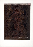 Artist: Yobale, Philip. | Title: Spirituality and my vision | Date: 1999 | Technique: linocut, printed in colour, from multiple blocks