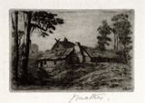 Artist: b'Mather, John.' | Title: b'Near Marysville' | Date: c.1898 | Technique: b'etching, printed in black ink with plate-tone, from one plate'