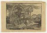 Artist: b'Groblicka, Lidia.' | Title: b'Working women' | Date: 1956-57 | Technique: b'woodcut, printed in black ink, from one block'