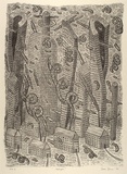 Artist: b'Bowen, Dean.' | Title: b'Metropolis' | Date: 1988 | Technique: b'lithograph, printed in black ink, from one stone'