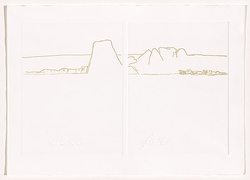 Title: Antarctica (sheet 9) | Date: 1988 | Technique: photo-etching and embossing, printed in intaglio and relief, from two zinc plates