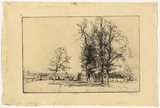 Artist: b'LONG, Sydney' | Title: b'Autumn, Bucks' | Date: 1928 | Technique: b'line-etching, drypoint printed in black ink, from one copper plate' | Copyright: b'Reproduced with the kind permission of the Ophthalmic Research Institute of Australia'