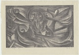 Artist: b'Hinder, Frank.' | Title: b'Christ is with us [3]' | Date: 1947 | Technique: b'lithograph, printed in black ink, from one stone'