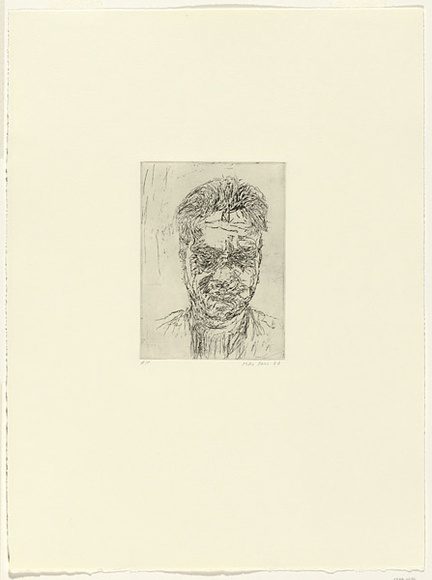 Artist: b'PARR, Mike' | Title: b'Organon I' | Date: 1987 | Technique: b'etching, printed in black ink, from one plate'