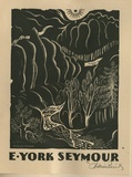 Artist: FEINT, Adrian | Title: Bookplate: E. York Seymour. | Date: (1942) | Technique: wood-engraving, printed in dark green ink, from one block | Copyright: Courtesy the Estate of Adrian Feint