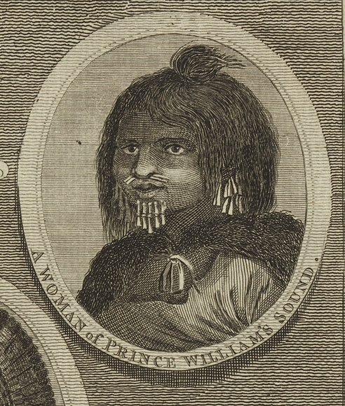 Title: bA man of Prince William's Sound | Date: 1791 | Technique: b'etching and engraving, printed in black ink, from one plate'