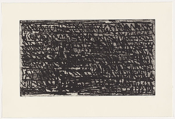 Artist: b'LOANE, John' | Title: b'Honestly, my head is completely full of cobwebs [2]' | Date: 2002 | Technique: b'etching, printed in black ink, from one copper plate'