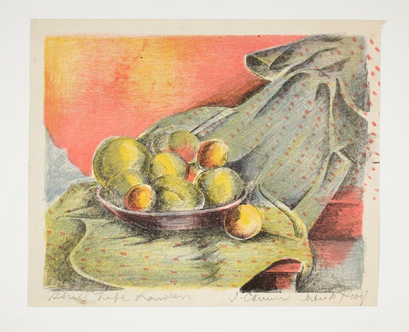 Artist: b'Courier, Jack.' | Title: b'Still Life London.' | Technique: b'lithograph, printed in black ink, from one stone [or plate]'