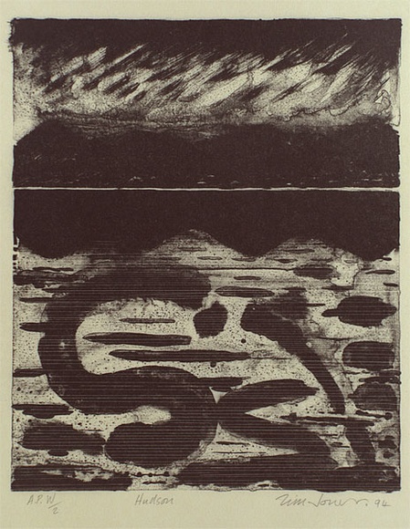 Artist: b'Jones, Tim.' | Title: b'Hudson' | Date: 1994, May | Technique: b'lithograph, printed in black ink, from one stone'