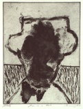 Artist: b'Lee, Graeme.' | Title: b'Man in a hat' | Date: 1995, November | Technique: b'etching, printed in black ink, from one plate'