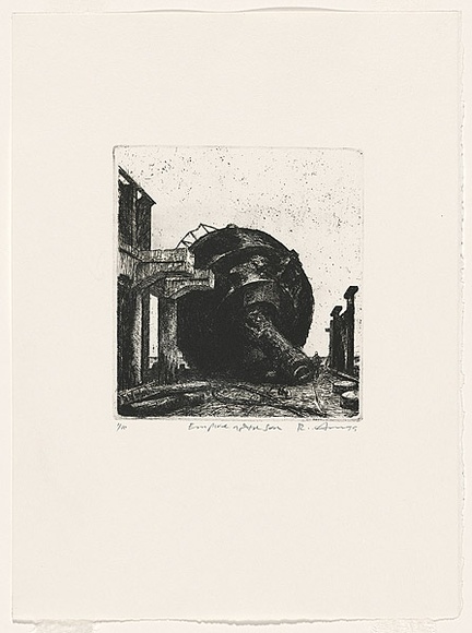 Artist: b'AMOR, Rick' | Title: b'Empire of the sea.' | Date: 1999 | Technique: b'etching, printed in black ink, from one plate'