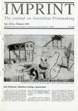 Artist: b'PRINT COUNCIL OF AUSTRALIA' | Title: b'Periodical | Imprint. Melbourne: Print Council of Australia, vol. 24, no. 1,  1989' | Date: 1989