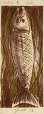 Artist: b'Watt, Yvette.' | Title: b'Fish' | Date: 1992, February | Technique: b'lithograph, printed in colour, from multiple stones'