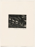 Artist: AMOR, Rick | Title: Structure. | Date: 1991 | Technique: etching, printed in black ink with plate-tone, from one plate