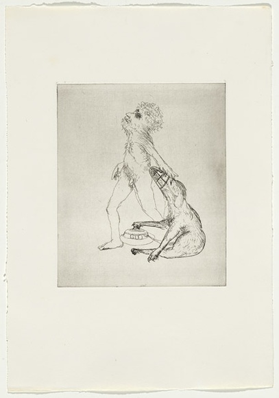 Artist: b'BOYD, Arthur' | Title: b'Colour blind.' | Date: 1970 | Technique: b'etching, printed in black ink, from one plate' | Copyright: b'Reproduced with permission of Bundanon Trust'