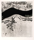 Artist: Hadley, Basil. | Title: River Murray II | Date: 1976 | Technique: etching, aquatint and deep etching, printed in black ink, from one plate