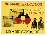 Artist: b'Black Cat Collective.' | Title: b'No more execution, no death penalty, no more genocide' | Date: 1988 | Technique: b'screenprint, printed in colour, from multiple stencils'