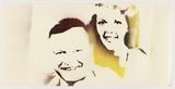 Artist: Doyle, Adrian. | Title: Bert and Pattie. | Date: 2003 | Technique: stencil, printed in colour, from one stencil