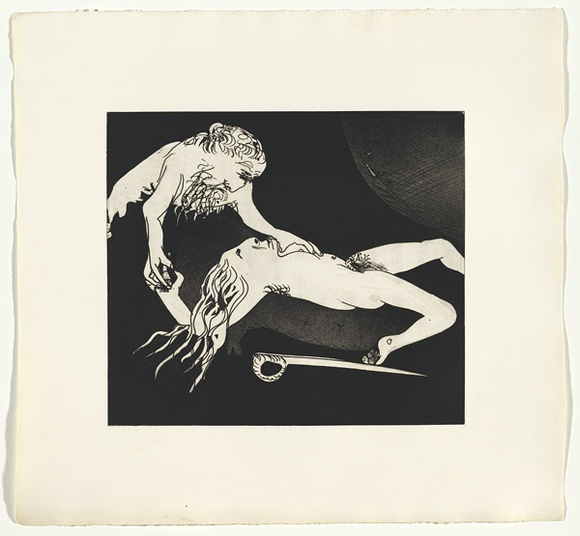 Artist: b'BOYD, Arthur' | Title: b'Just as Menalaus, they say...'. | Date: (1970) | Technique: b'etching and aquatint, printed in black ink, from one plate' | Copyright: b'Reproduced with permission of Bundanon Trust'