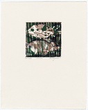 Artist: FITZGERALD, Tristana | Title: Untitled | Date: 1996 | Technique: woodcut, printed in black green and brown ink, from three blocks