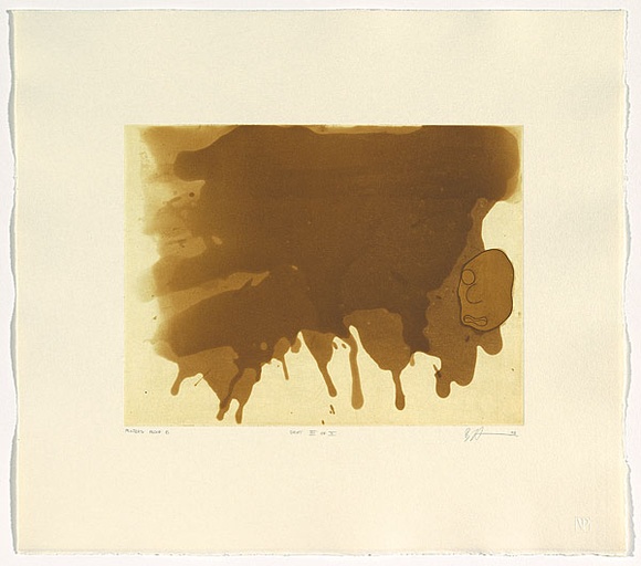 Artist: b'Harris, Brent.' | Title: b'Drift VIII' | Date: 1998 | Technique: b'etching, printed in colour, from two copper plates'