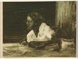 Artist: b'Crooke, Ray.' | Title: b'Island woman III' | Date: 1968 | Technique: b'monotype, printed in black ink, from one plate'