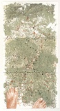 Artist: b'WICKS, Arthur' | Title: b'Two figures in a landscape' | Date: 1983 | Technique: b'screenprint, printed in colour, from multiple stencils'