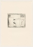 Artist: Lincoln, Kevin. | Title: Silver jug | Date: 1983 | Technique: drypoint, printed in black ink, from one perspex plate