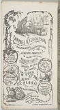 Artist: GILL, S.T. | Title: [advertisment for] Campbell & Fergusson, engravers, lithographers, general printers. | Date: 1855 | Technique: lithograph, printed in black ink, from one stone