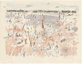Artist: MACQUEEN, Mary | Title: Hatter Lakes | Date: 1979 | Technique: lithograph, printed in colour, from multiple plates | Copyright: Courtesy Paulette Calhoun, for the estate of Mary Macqueen