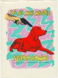 Artist: WORSTEAD, Paul | Title: We all make mistakes - Stephen Cummings | Date: 1982 | Technique: screenprint, printed in colour, from four stencils; hand-coloured | Copyright: This work appears on screen courtesy of the artist