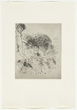 Artist: b'BOYD, Arthur' | Title: b'The old woman of the sea.' | Date: 1970 | Technique: b'etching, printed in black ink, from one plate' | Copyright: b'Reproduced with permission of Bundanon Trust'