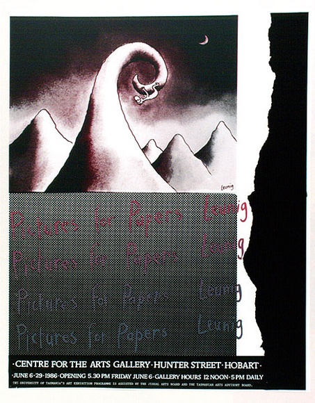 Artist: ARNOLD, Raymond | Title: Pictures for papers, Leunig. | Date: 1986 | Technique: screenprint, printed in colour, from four stencils