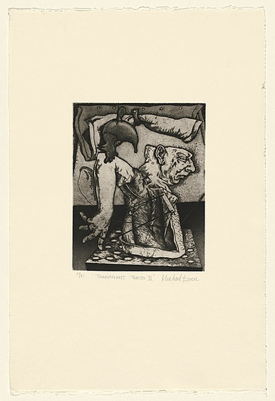 Artist: b'Esson, Michael.' | Title: b'Transplant torso II.' | Date: 2000 | Technique: b'etching and aquatint, printed in black ink with plate-tone, from one plate'