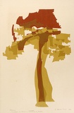 Artist: b'DAVIES, Rhonda' | Title: b'Autumn.' | Date: c.1960 | Technique: b'screenprint, printed in colour, from three stencils'