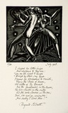 Artist: b'McGrath, Raymond.' | Title: b'Flying the stroke of dawn' | Date: 1928 | Technique: b'wood-engraving, printed in black ink, from one block'